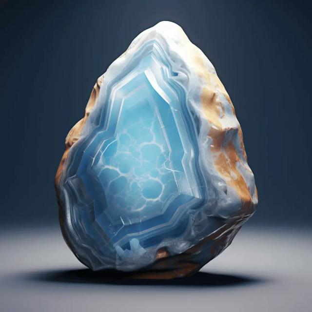 blue lace agate gemstone