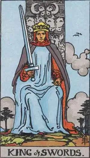 tarot card: king of swords