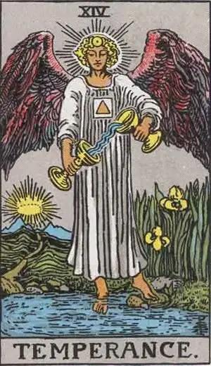 tarot card: temperance