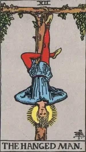 tarot card: the hanged man