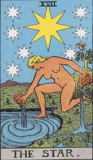 tarot card: the star