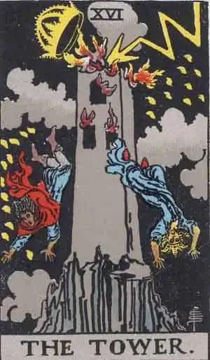 tarot card: the tower