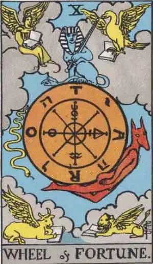 tarot card: wheel of fortune